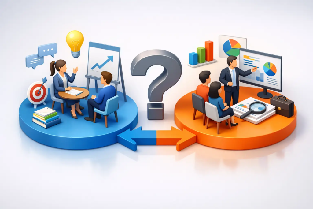 Business Coaching vs Consulting: Which Fits?