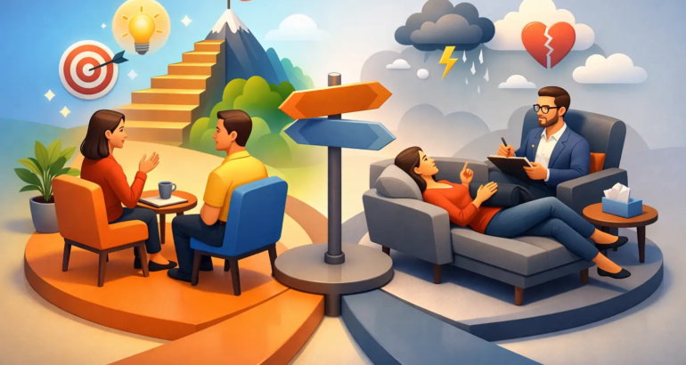 Life Coaching vs Therapy: What Fits You?