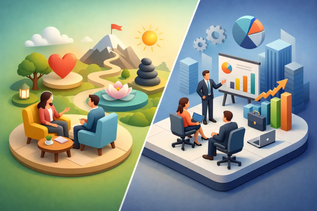 Life Coaching vs Business Coaching